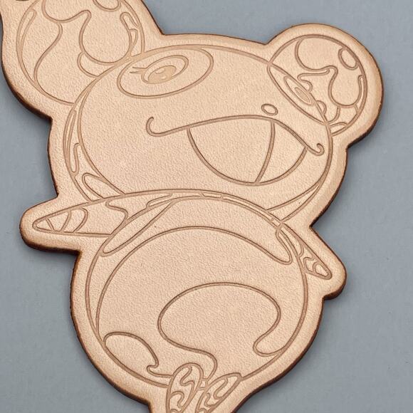 Louis Vuitton Takashi Murakami Vachetta Leather Panda Bag Charm Key Chain - Picture 4 of 8